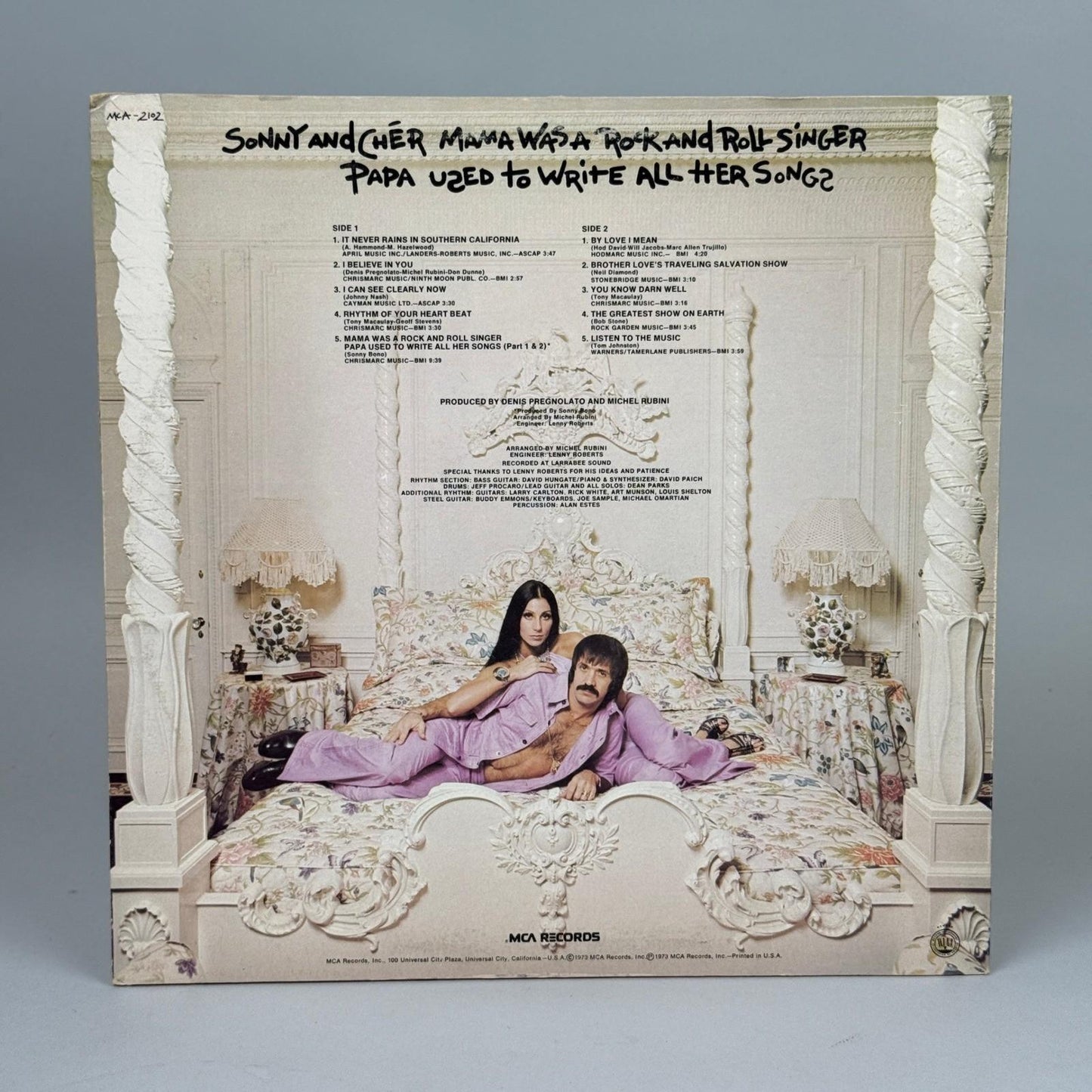 Sonny and Cher Mama Was a Rock and Roll Singer Vinyl LP Record - EXCELLENT