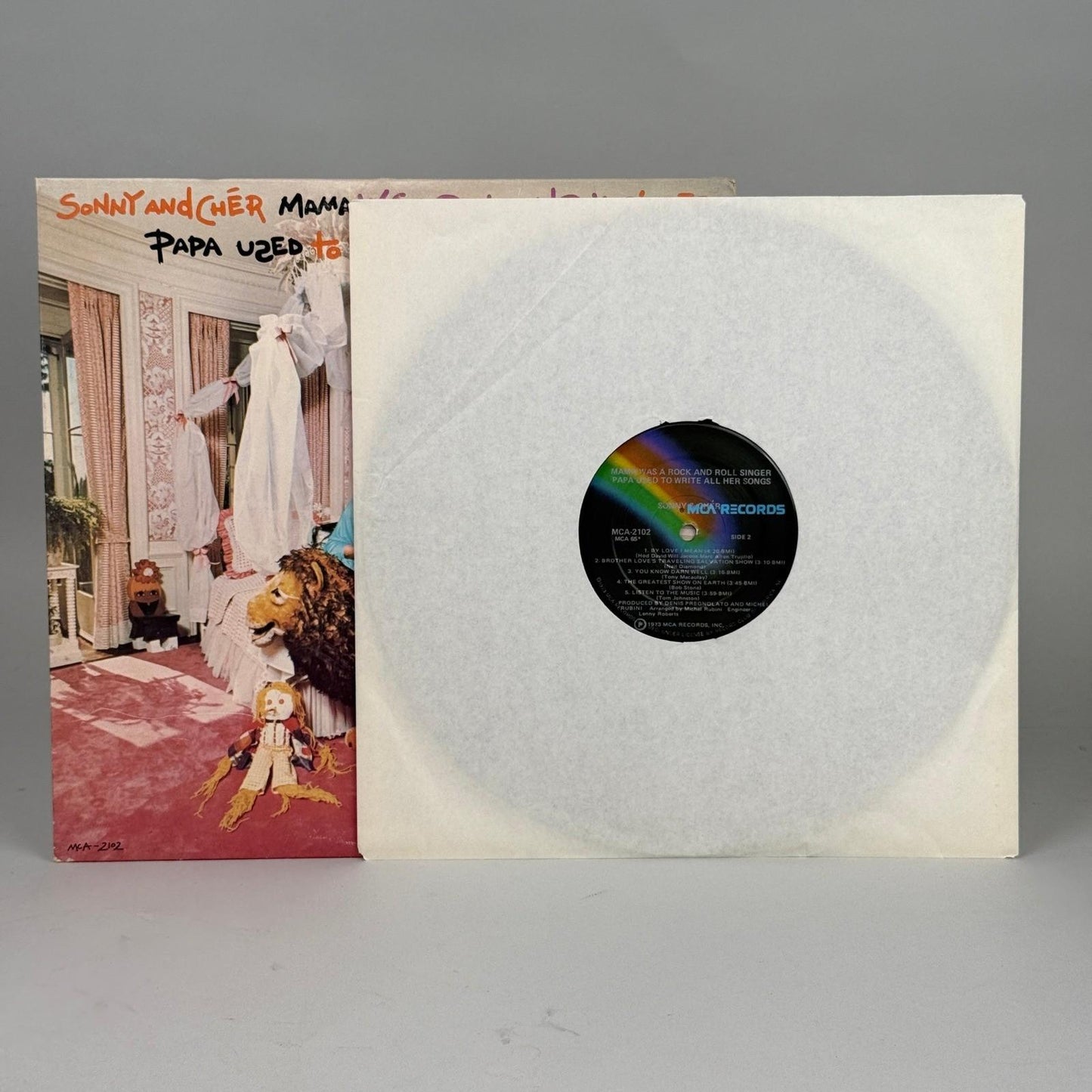 Sonny and Cher Mama Was a Rock and Roll Singer Vinyl LP Record - EXCELLENT