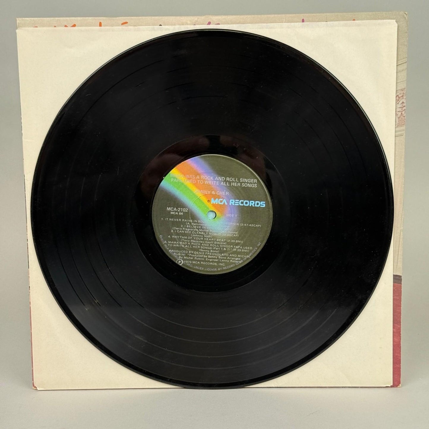 Sonny and Cher Mama Was a Rock and Roll Singer Vinyl LP Record - EXCELLENT