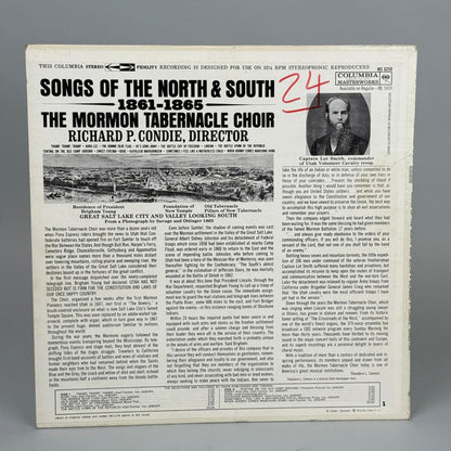 Songs of the North & South 1861-1865 Mormon Tabernacle 6-EYE Vinyl Record -NM