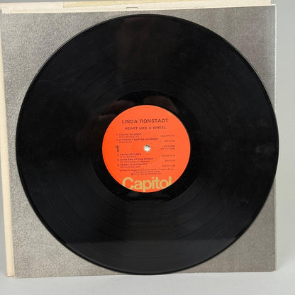 Linda Ronstadt Heart Like a Wheel Vinyl Record Album 1974 ST-11358 - EXCELLENT