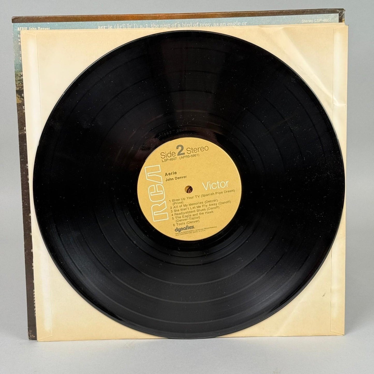 John Denver Aerie Vinyl Record LP RCA Victor Dynaflex 1971 -NEAR MINT