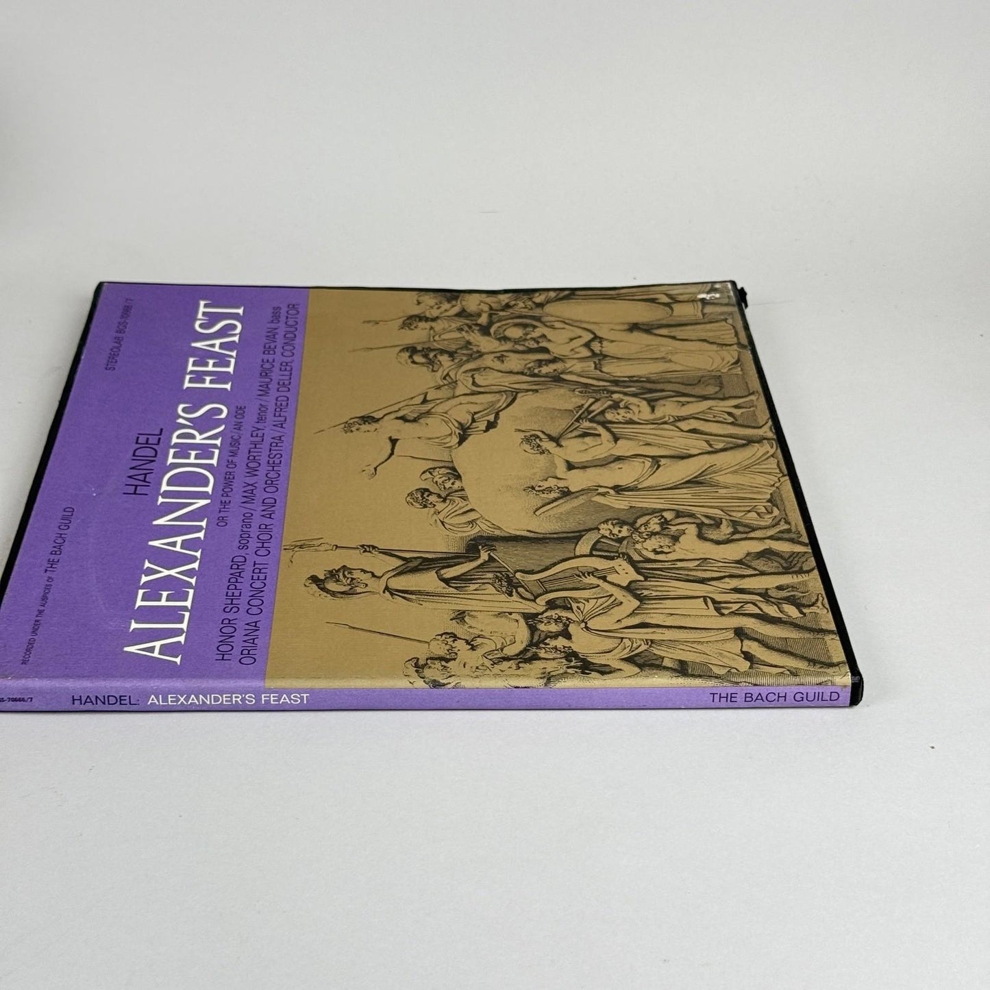 Handel Alexander's Feast 2 Vinyl Record Set The Bach Guild Stereo NEAR MINT