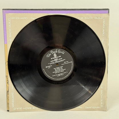 Handel Alexander's Feast 2 Vinyl Record Set The Bach Guild Stereo NEAR MINT