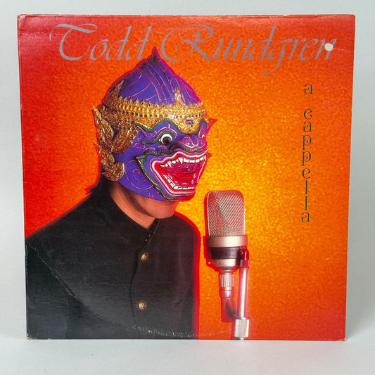 Todd Rundgren A Cappella Vinyl Record LP Album 1985 Records - NEAR MINT