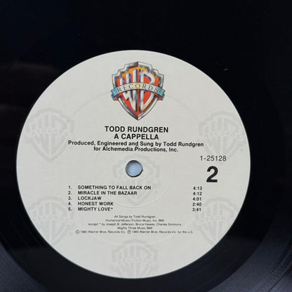 Todd Rundgren A Cappella Vinyl Record LP Album 1985 Records - NEAR MINT