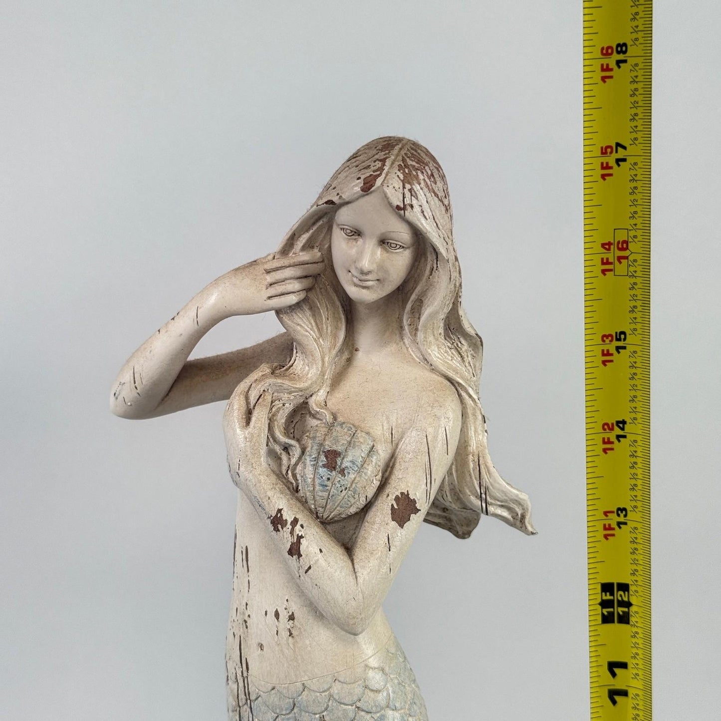 Wood Mermaids Wall Decor Set Nautical Coastal Beach Home Accent