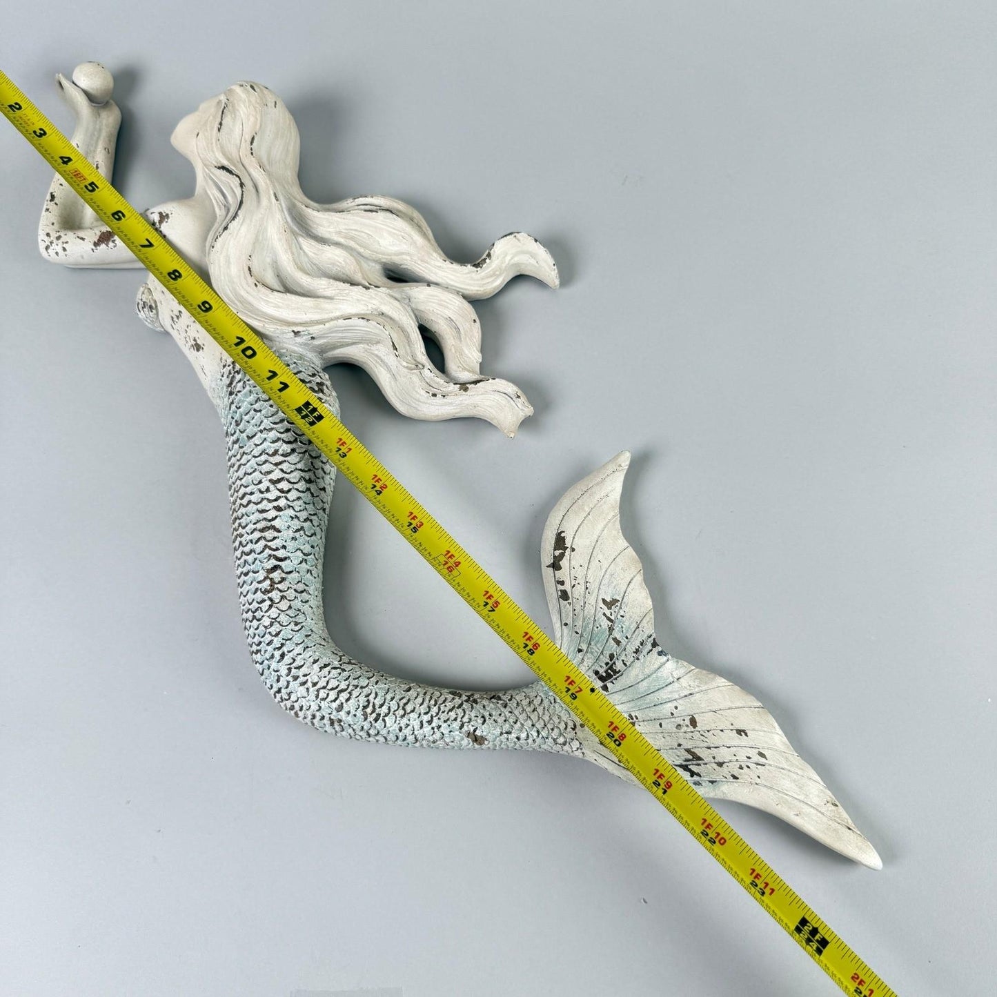 Wood Mermaids Wall Decor Set Nautical Coastal Beach Home Accent