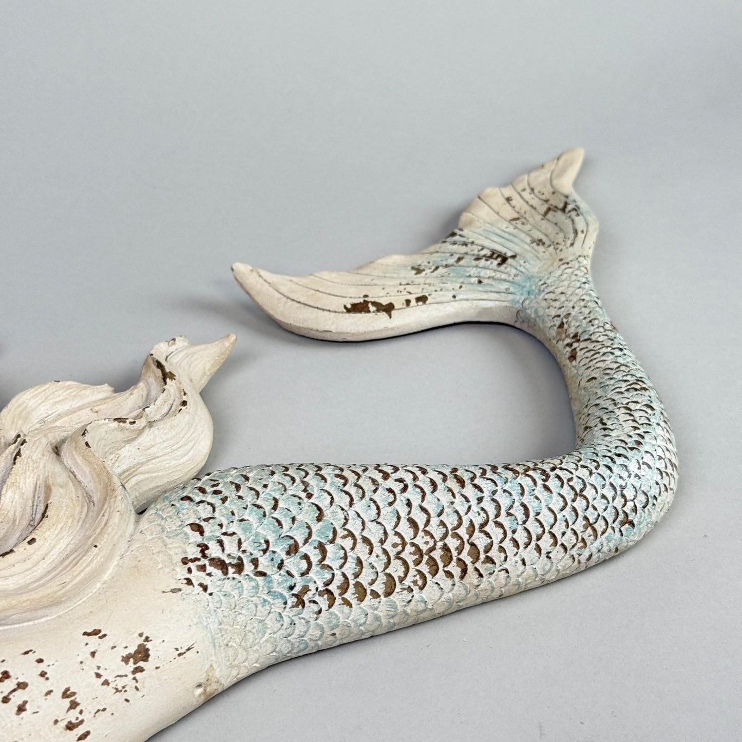 Wood Mermaids Wall Decor Set Nautical Coastal Beach Home Accent