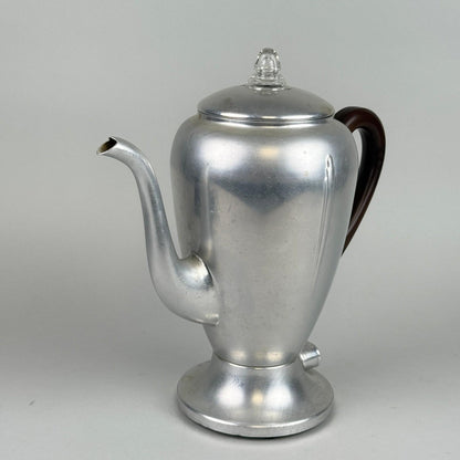 Mirro-Matic Electric Percolator 8 Cup Aluminum Glass Lid - TESTED