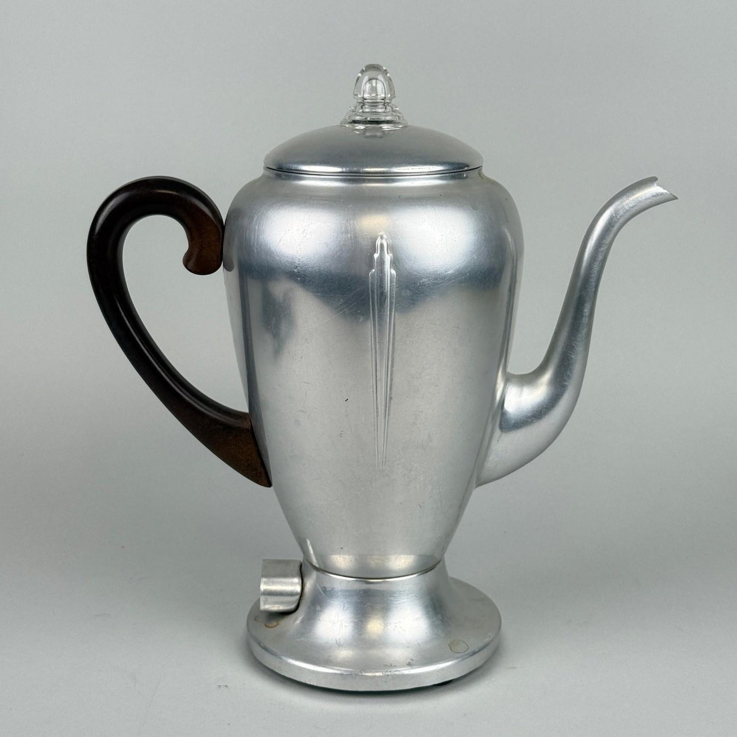 Mirro-Matic Electric Percolator 8 Cup Aluminum Glass Lid - TESTED