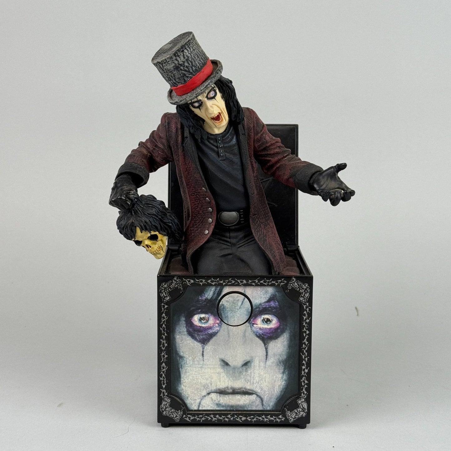 Alice Cooper Welcome To My Nightmare Art Asylum Rock "N" The Box Jack - TESTED