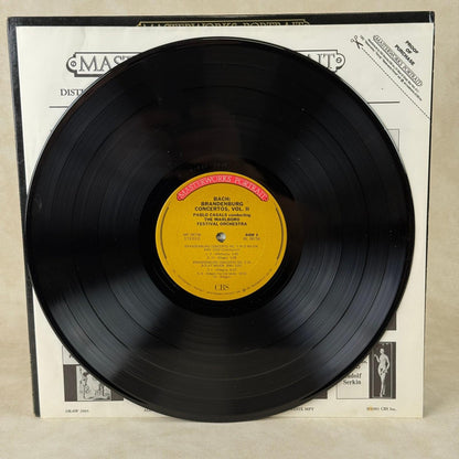 CBS Bach Brandenburg Concertos Vol II Pablo Casals Marlboro Vinyl Record NM