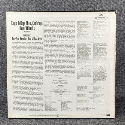 King's College Choir, Cambridge The Pope Marcellus Mass and Missa brevis Vinyl