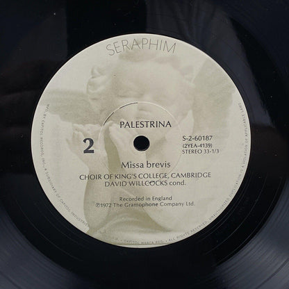 King's College Choir, Cambridge The Pope Marcellus Mass and Missa brevis Vinyl