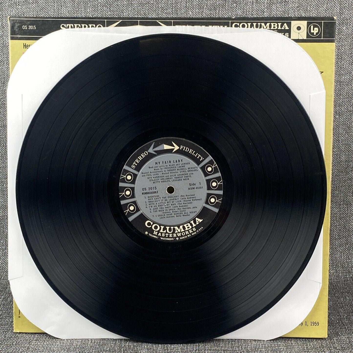 My Fair Lady  R. Harrison , J. Andrews , Stanley Holloway 6 EYE VINYL EXC