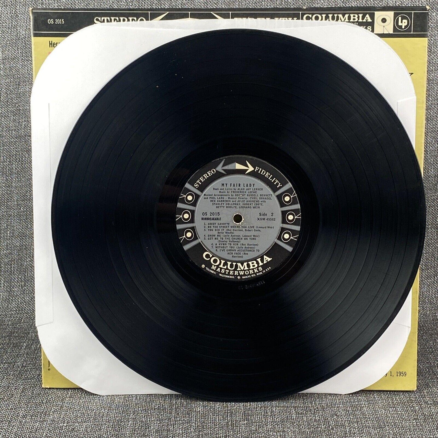 My Fair Lady  R. Harrison , J. Andrews , Stanley Holloway 6 EYE VINYL EXC
