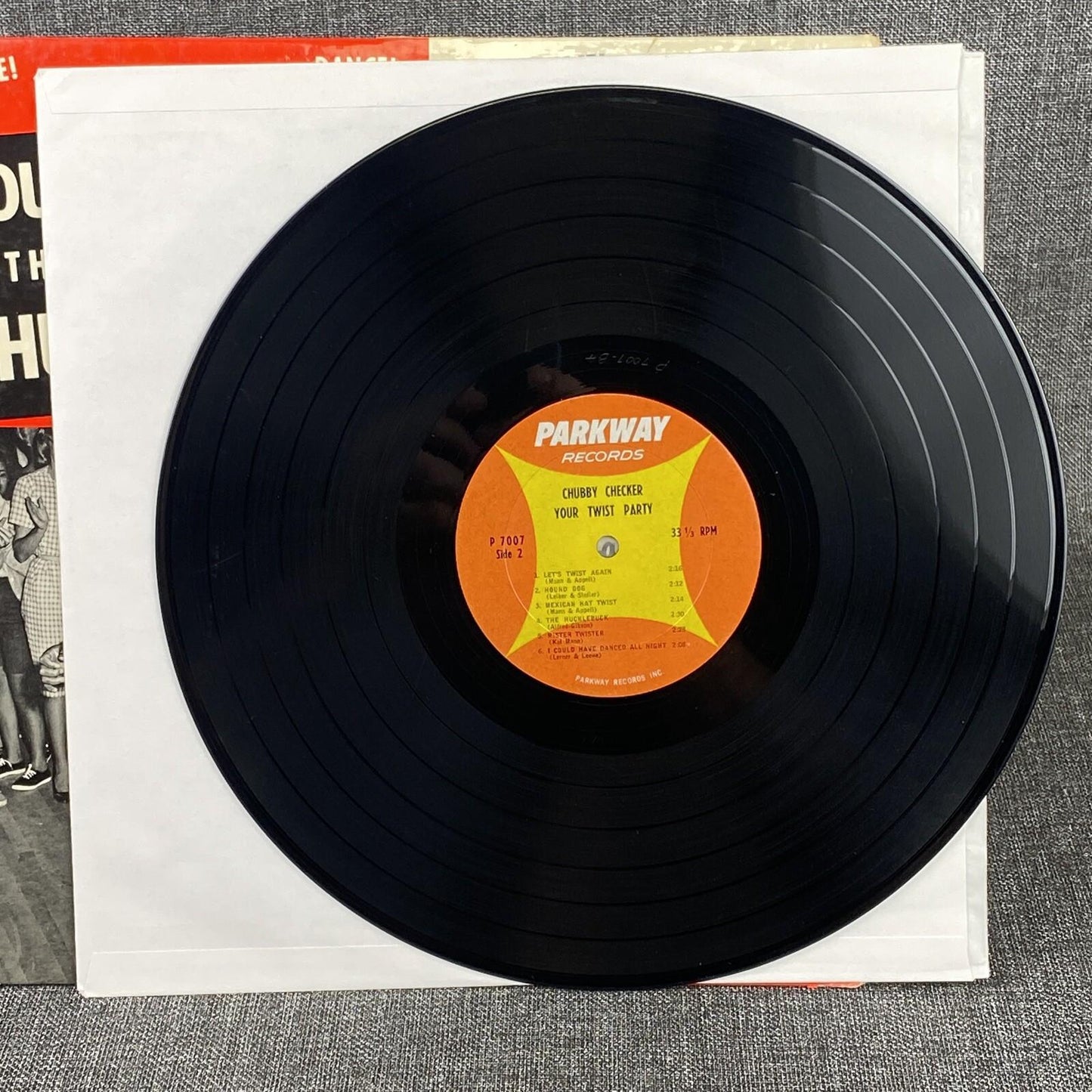 CHUBBY CHECKER  LP Your Twist Party 1960  Parkway Nono Vinyl