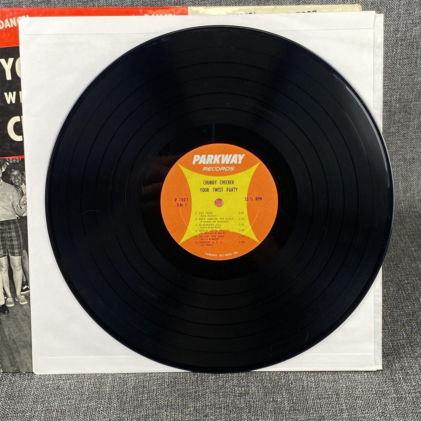 CHUBBY CHECKER  LP Your Twist Party 1960  Parkway Nono Vinyl