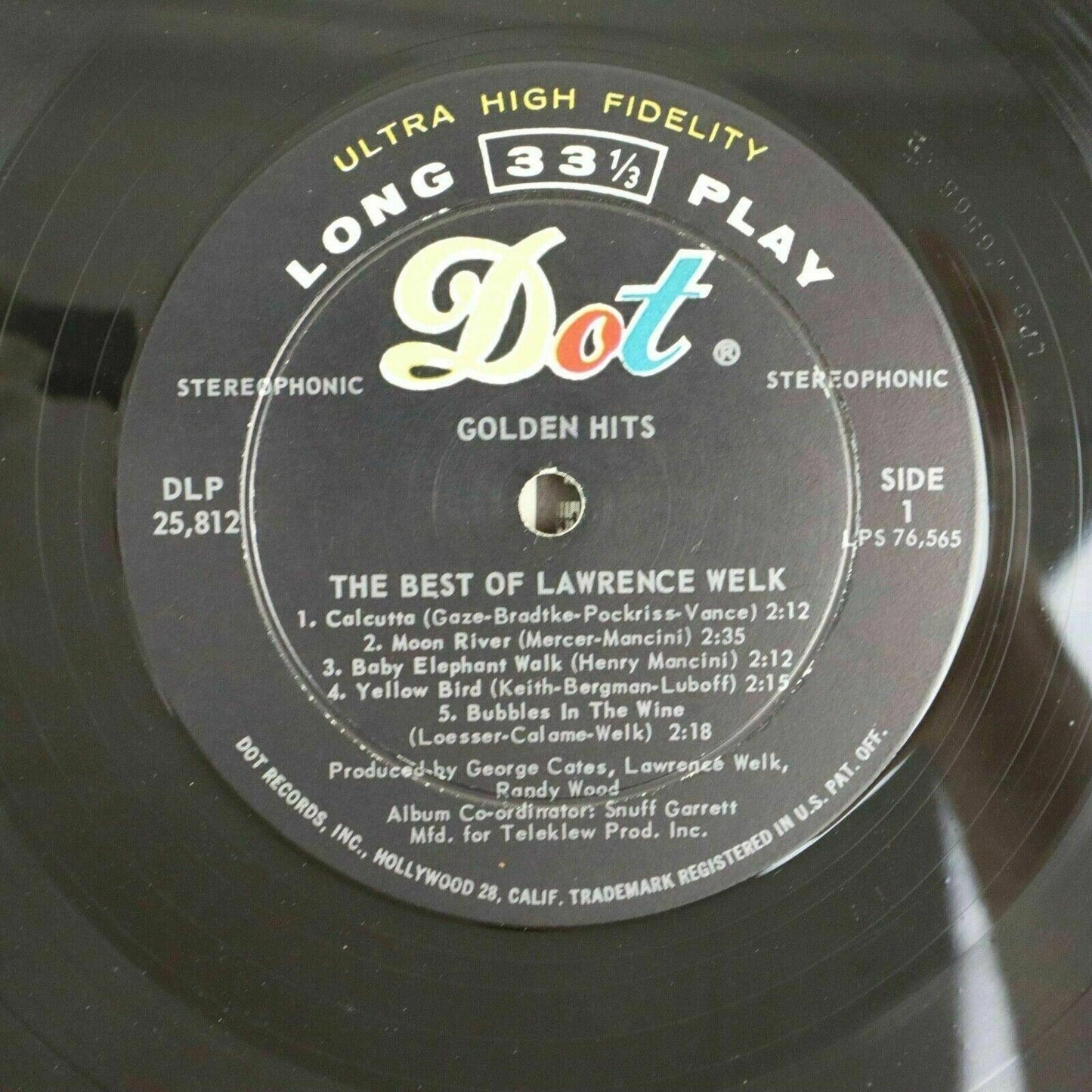 The Best of Lawrence Welk Vinyl Record LP Dot Golden Hits Stereo DLP 25812