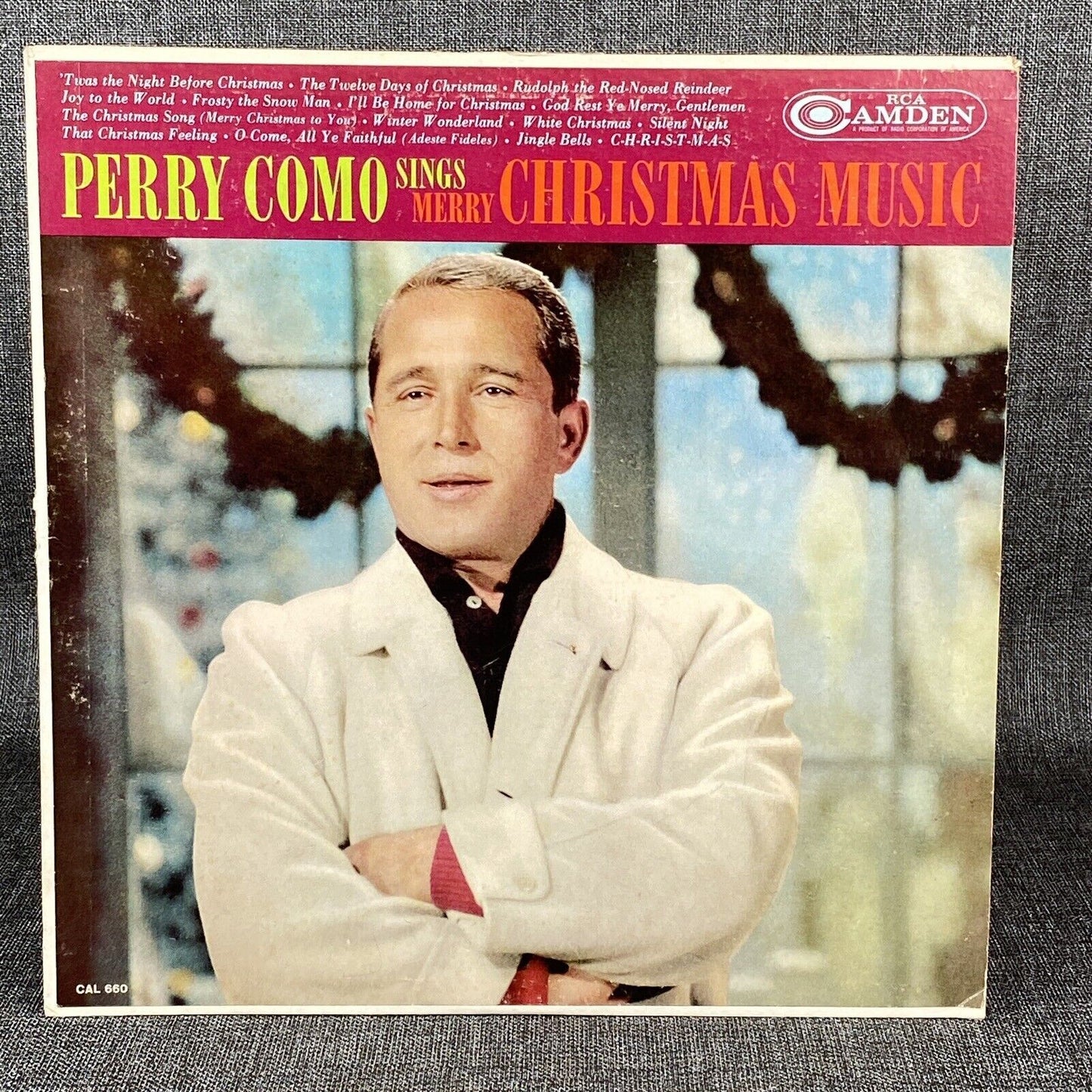 The Perry Como Christmas Album RCA Camden Vinyl LP CAL-660 RE