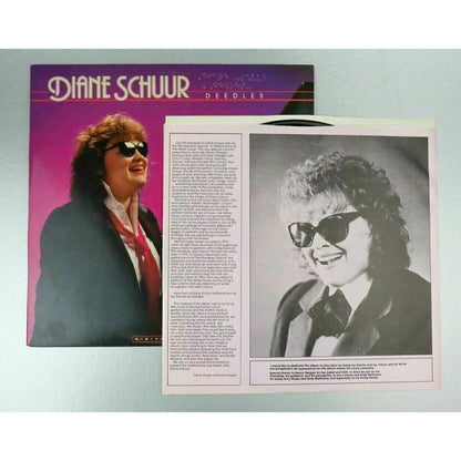 Diane Schuur Deedles PROMO Vinyl Record LP Promotional Copy Jazz Vocals