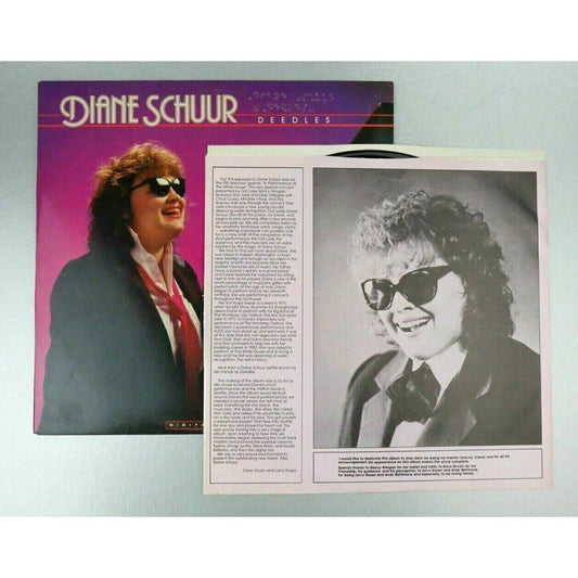 Diane Schuur Deedles PROMO Vinyl Record LP Promotional Copy Jazz Vocals