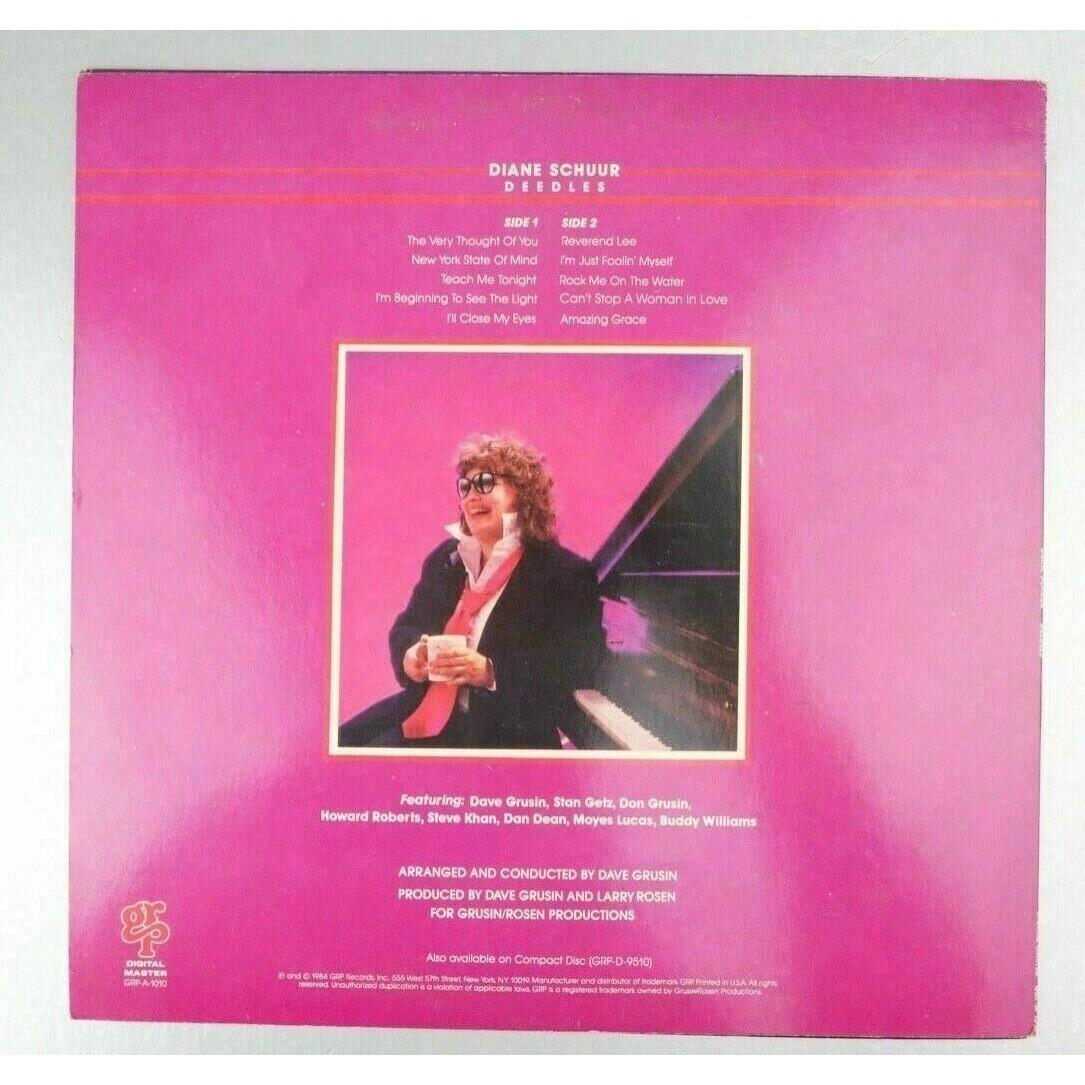 Diane Schuur Deedles PROMO Vinyl Record LP Promotional Copy Jazz Vocals