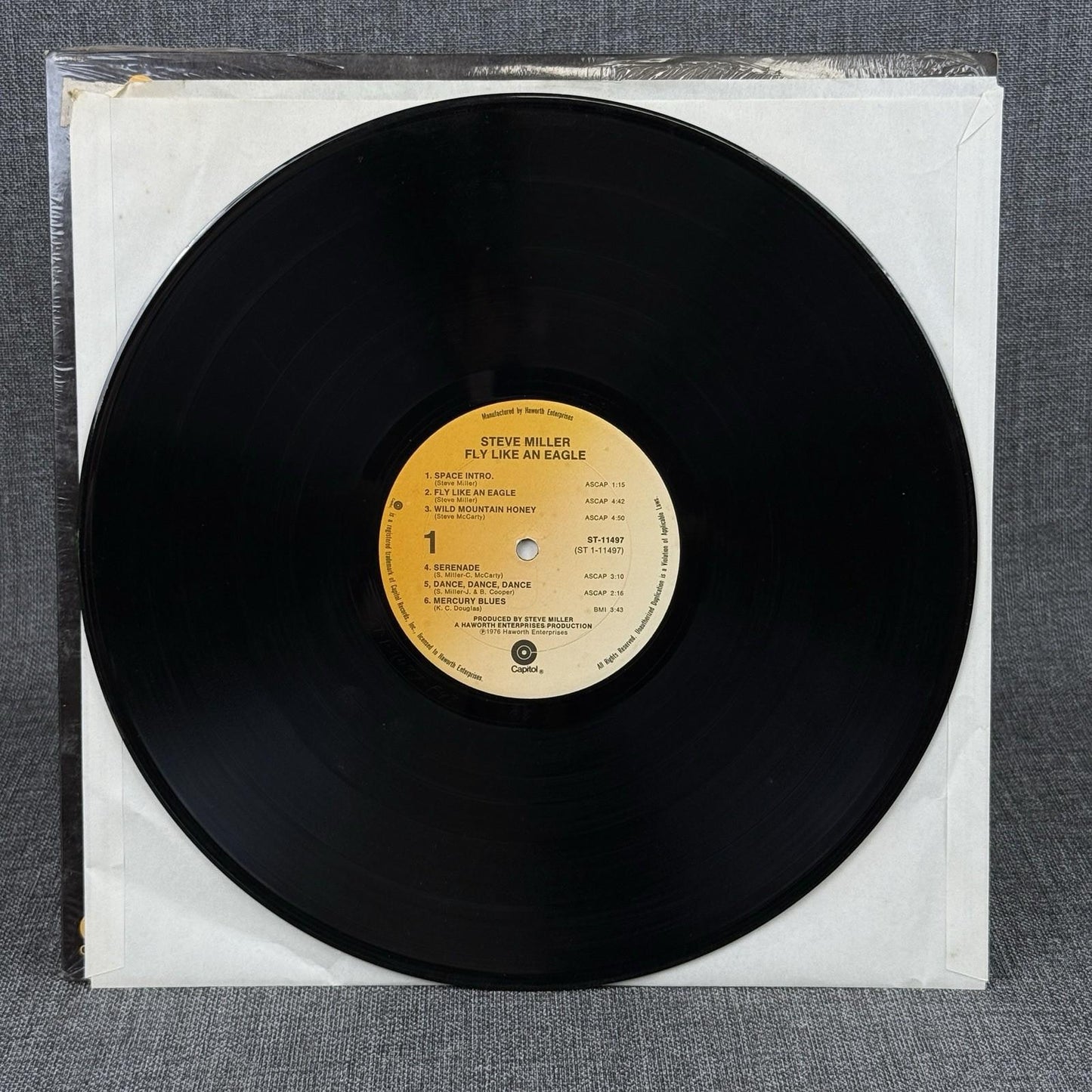 Steve Miller Band – Fly Like An Eagle - Capitol Records – ST-11497 - 1976 - VG