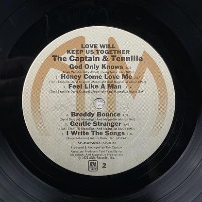 Captain And Tennille Love Will Keep Us Together Vinyl Record 1975