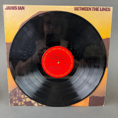 Janis Ian Between The Lines Vinyl Record LP 12" 1975 Columbia PC 33394 - GOOD