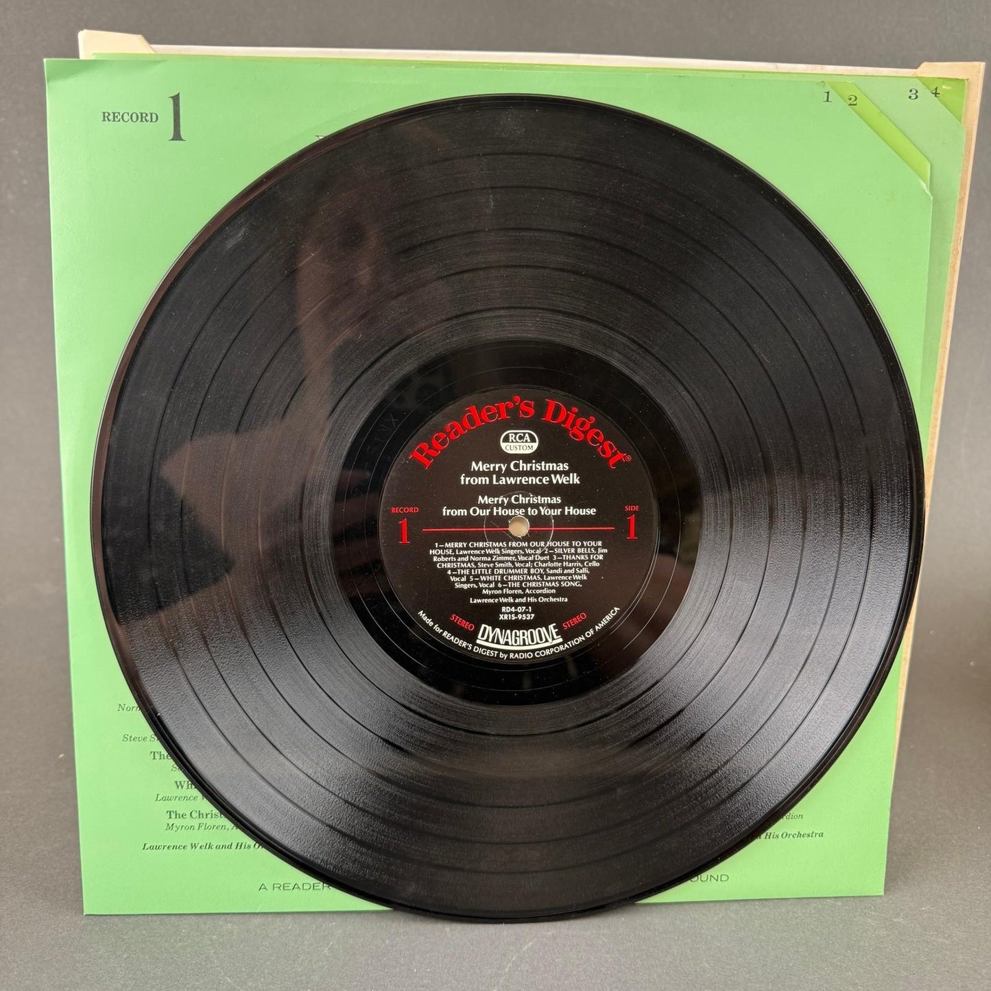 Lawrence Welk Merry Christmas 4 LP Vinyl Record Box Set Readers Digest RD4-07-A