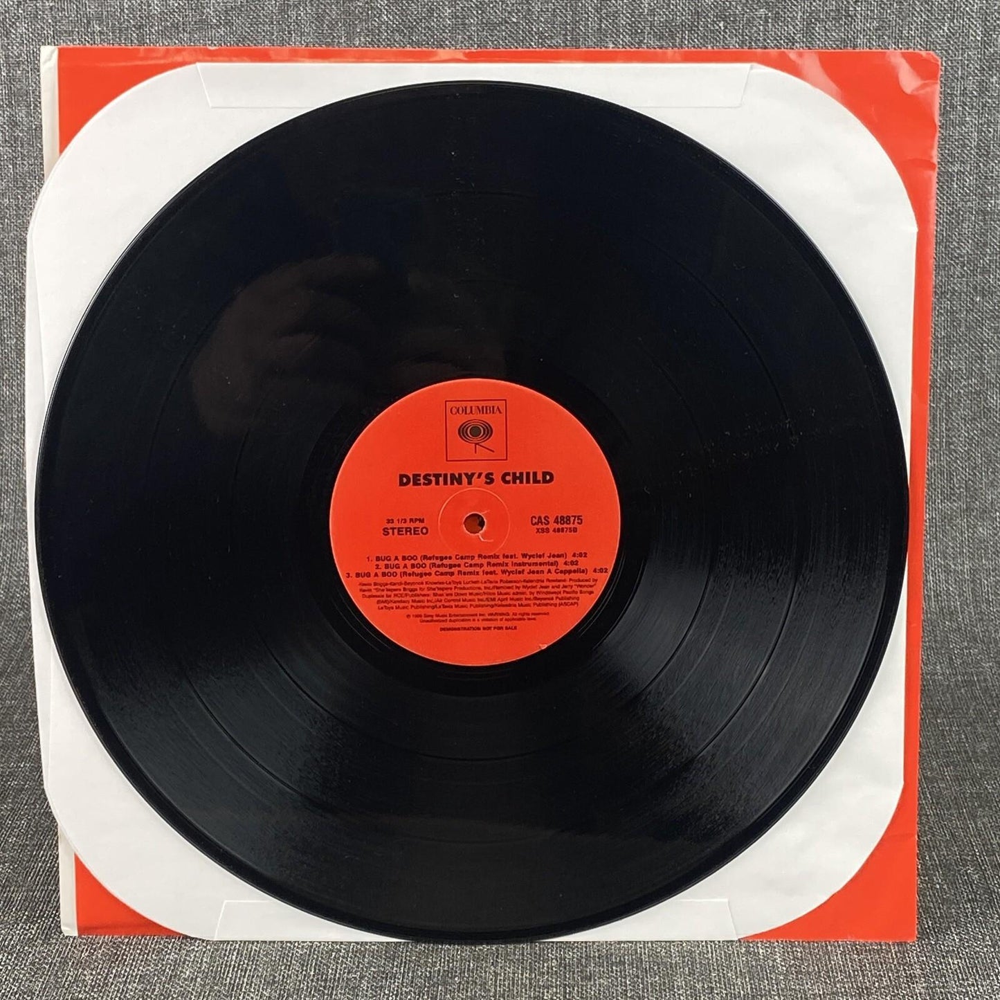2 LP Destiny's Child Bills Bills Bills Remix Vinyl Record Red Sleeve 1999