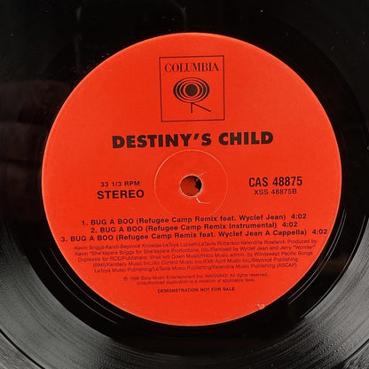 2 LP Destiny's Child Bills Bills Bills Remix Vinyl Record Red Sleeve 1999