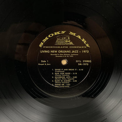 Living New Orleans Jazz , Vinyl Record, by Smoky Mary Phonograph Company, 1973