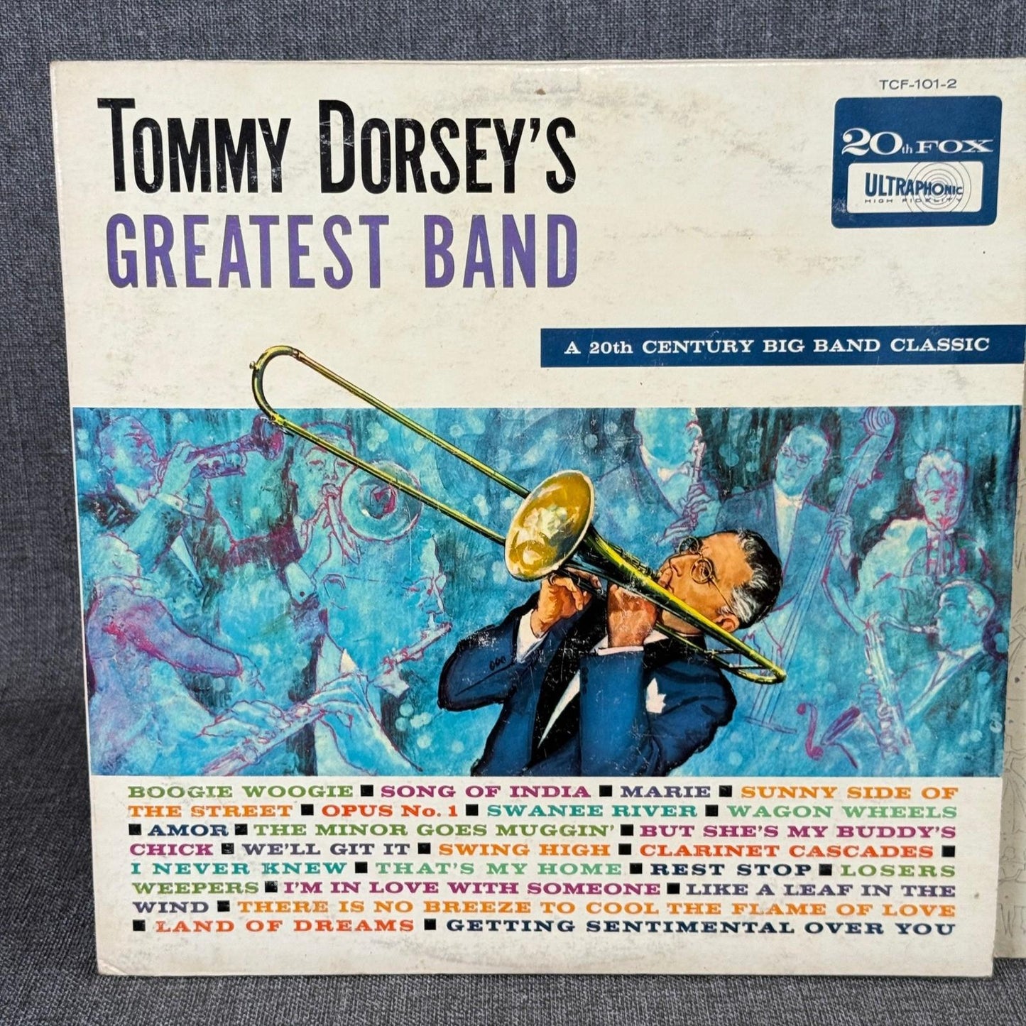 Tommy Dorsey's Greatest Band & Sentimental Swinging Vinyl Records 3 LPs
