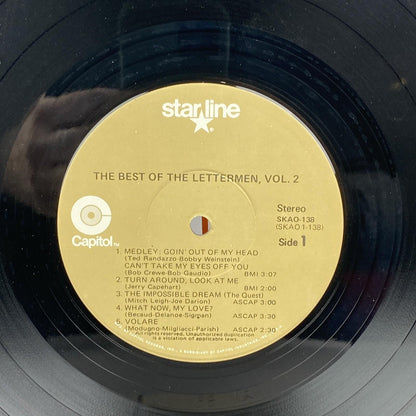 The Lettermen Best Of Vol. 2 Vinyl Record Album Capitol Starline SKAO 138