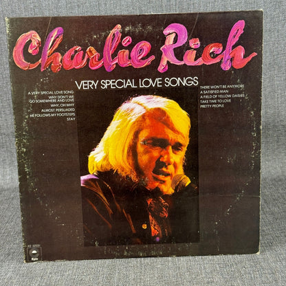 Charlie Rich Very Special Love Songs Vinyl Record LP Epic KE 32531