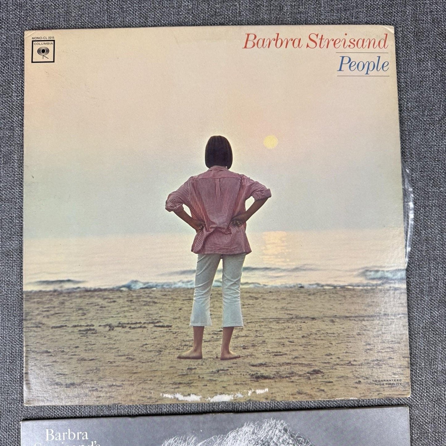 Lot of 2 Barbra Streisand - People / Greatest Hits LP Vinyl Records -NEAR MINT