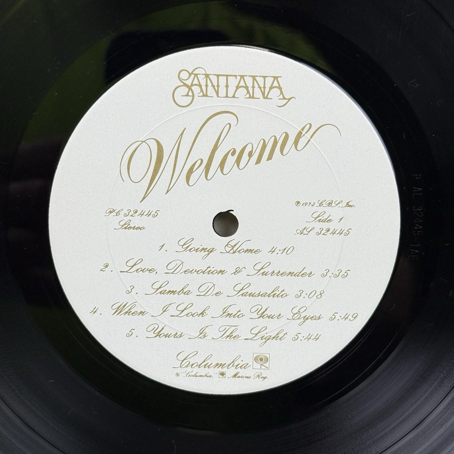 Welcome Santana Vinyl Record  - EXCELLENT