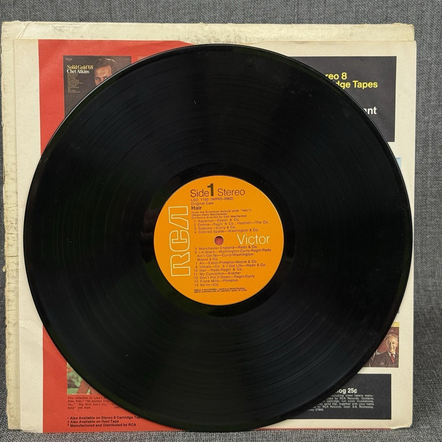 Hair American Tribal Love Rock Musical LP Vinyl Record Album- VERY GOOD