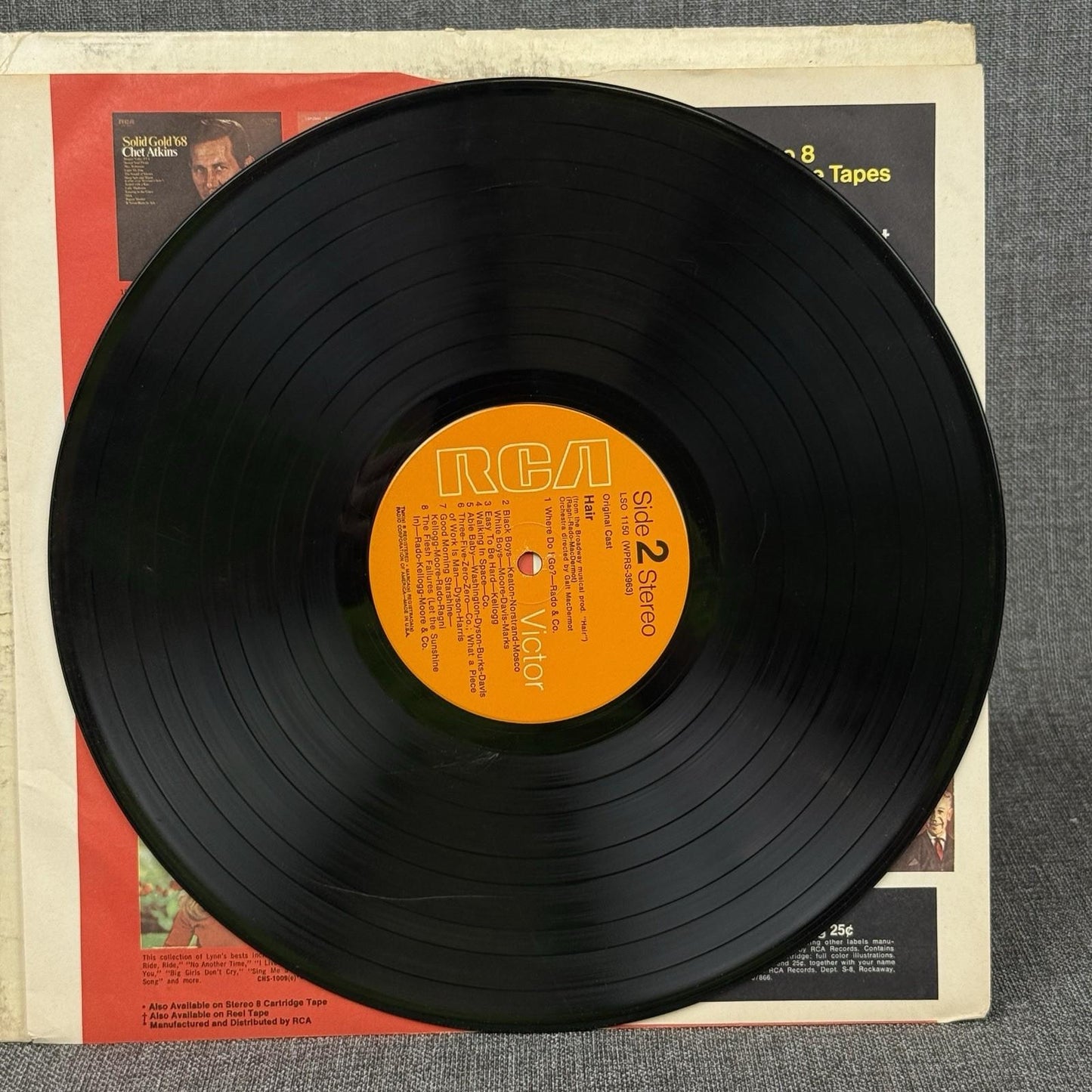 Hair American Tribal Love Rock Musical LP Vinyl Record Album- VERY GOOD