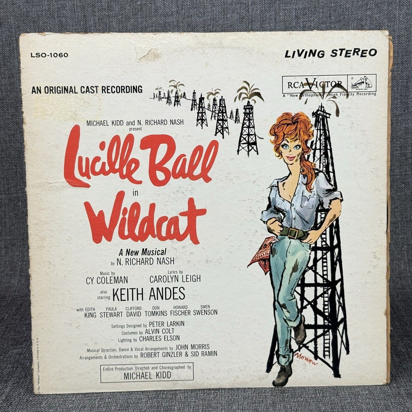 Lucille Ball in Wildcat Musical Vinyl Record - GOOD