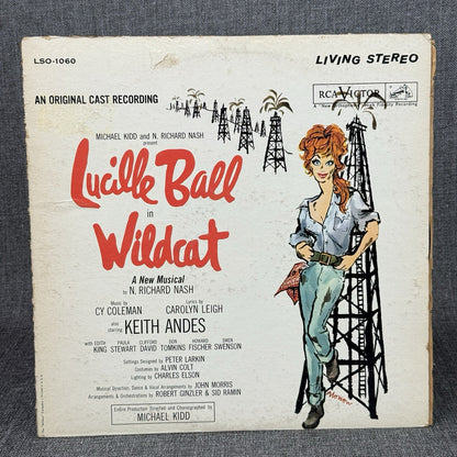 Lucille Ball in Wildcat Musical Vinyl Record - GOOD