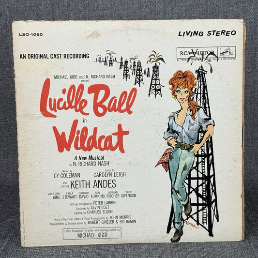 Lucille Ball in Wildcat Musical Vinyl Record - GOOD