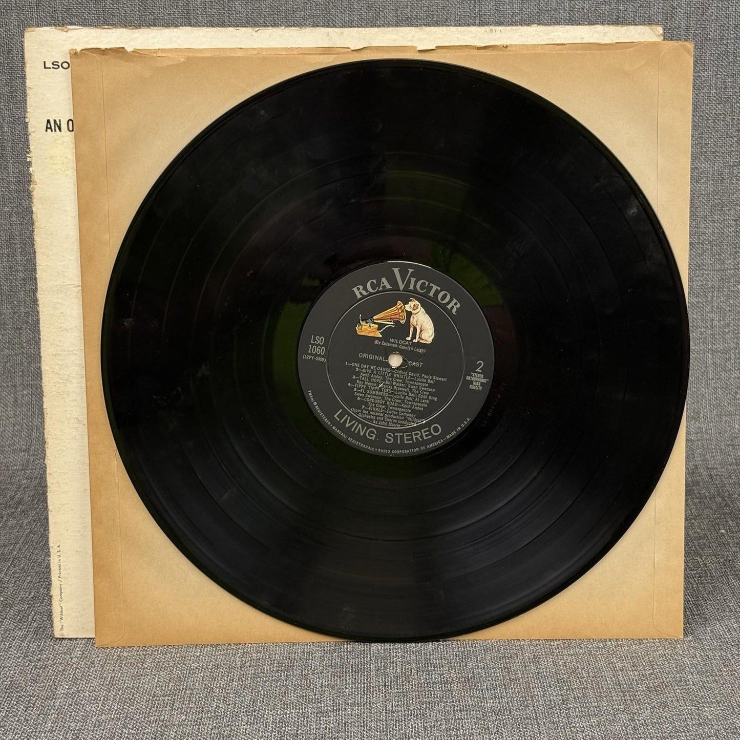 Lucille Ball in Wildcat Musical Vinyl Record - GOOD