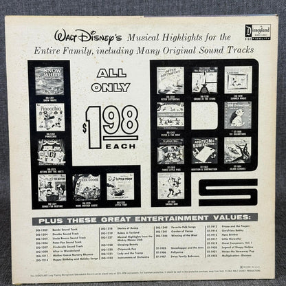 Walt Disney The Story of Prince and the Pauper Disneyland Record LP Vinyl
