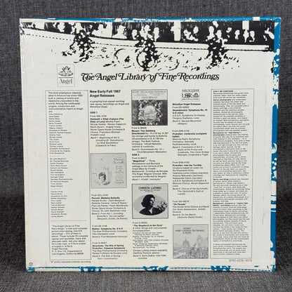 The Angel Library of Fine Recordings New Early Fall 1967 LP Album