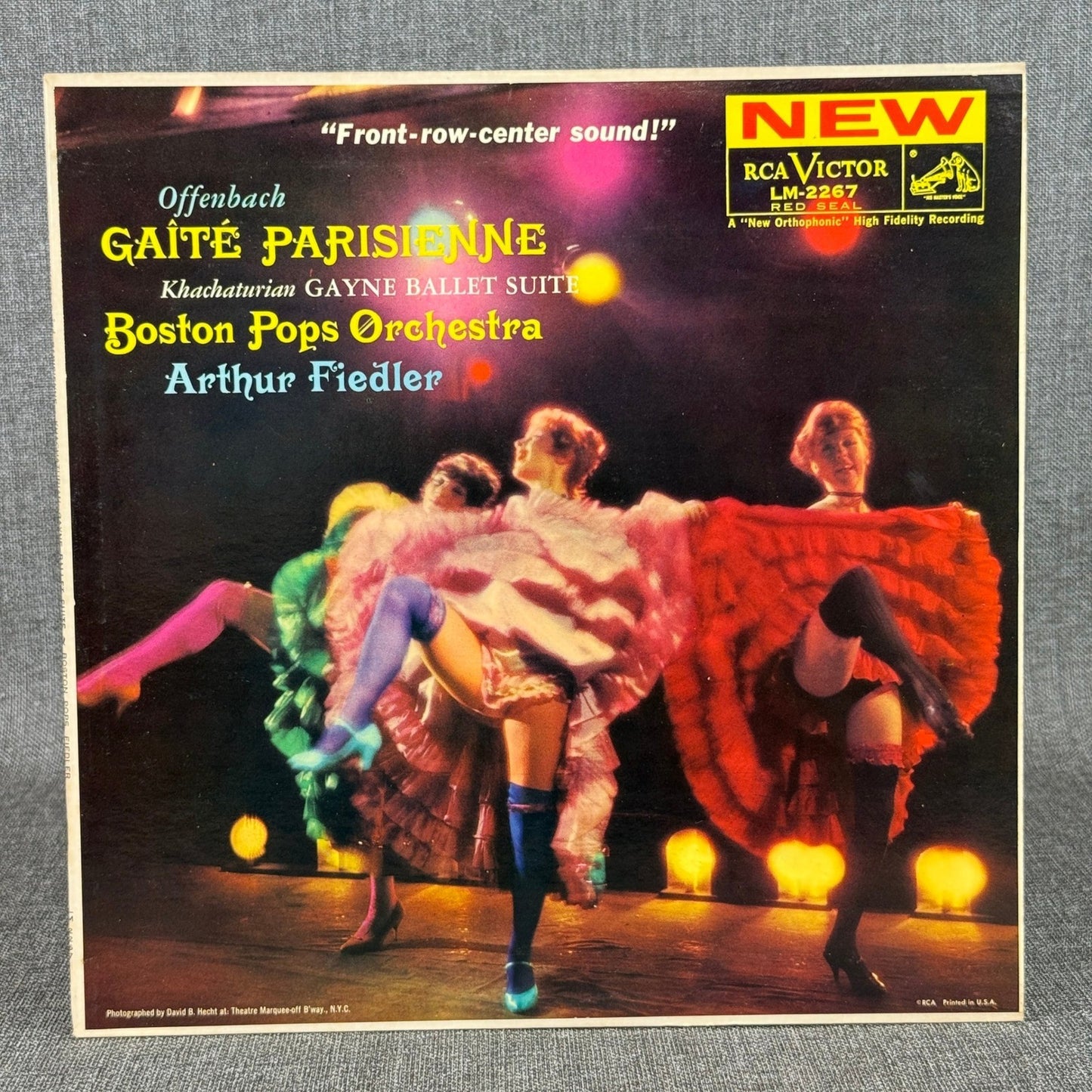 Gaite Parisienne Khachaturian Boston Pops Arthur Fiedler RCA Victor LP