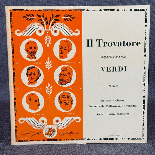 Il Trovatore VERDI Opera Society Netherlands Philharmonic Orchestra Record